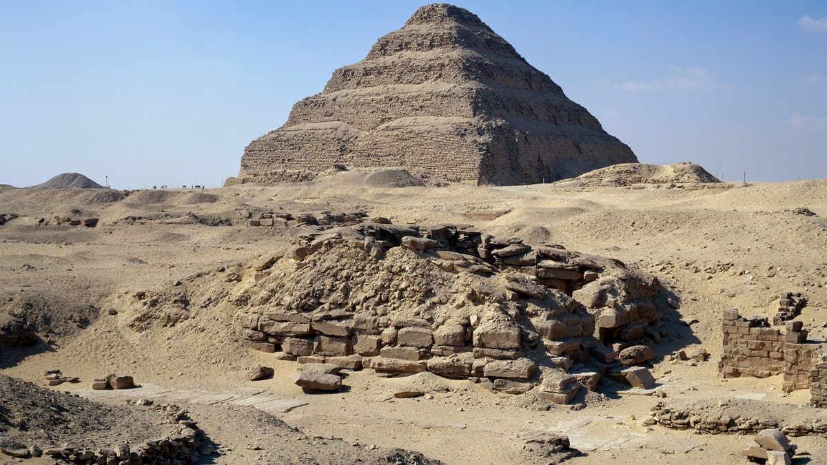 Step Pyramid of Djoser (Zoser) and Userkaf pyramid, Saqqara - file photo.