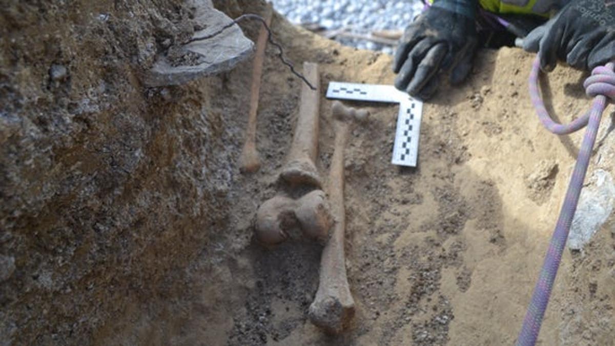 The skeletons were found at Cwm Nash on the Welsh coast. (Cardiff University)