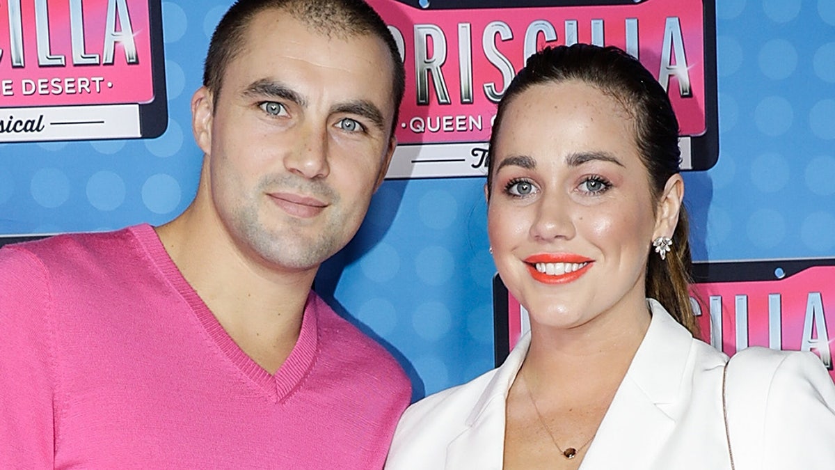 Sophie Cachia and husband Jaryd Cachia at opening night of Priscilla Queen Of The Desert at Regent Theatre in Melbourne, Australia. (Photo by Sam Tabone/WireImage)