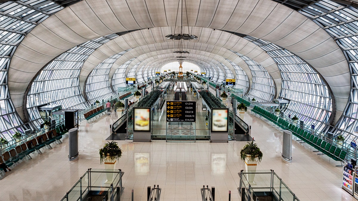 Thai authorities on Tuesday seized 80 pounds of crystal meth at Suvarnabhumi airport in Bangkok.