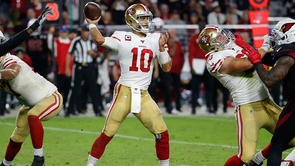 Garoppolo throws 4 touchdowns against Cardinals as 49ers win 3rd straight  game