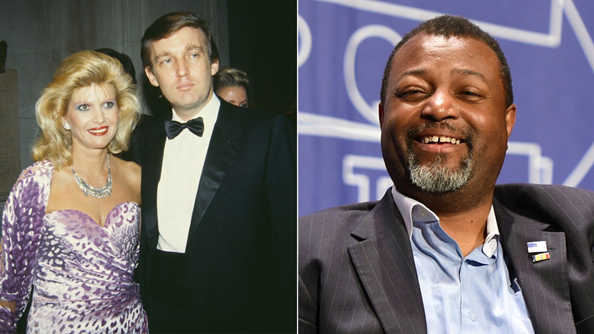 Malcolm Nance, right, claimed President Trump had been compromised by Russia as early as the start of his first marriage, to Ivana Trump.