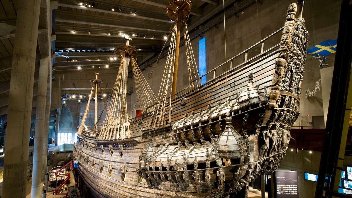The Vasa is displayed at the Vasa Museum in Stockholm, on March 10, 2011 - file photo.