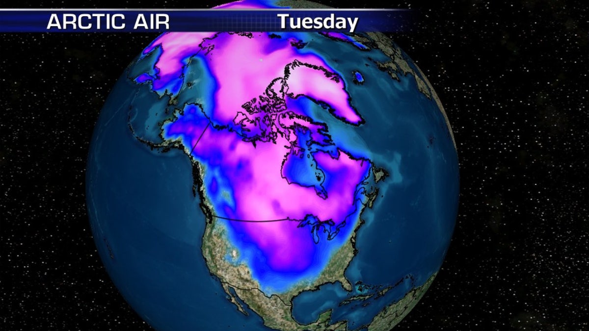 A major blast of arctic air is forecast to move over the Midwest into the Northeast starting this weekend.