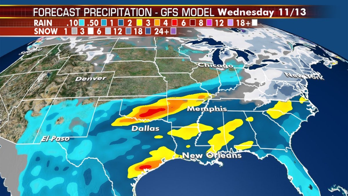 A possible coastal storm may bring snow to the major cities in the Northeast by early next week.