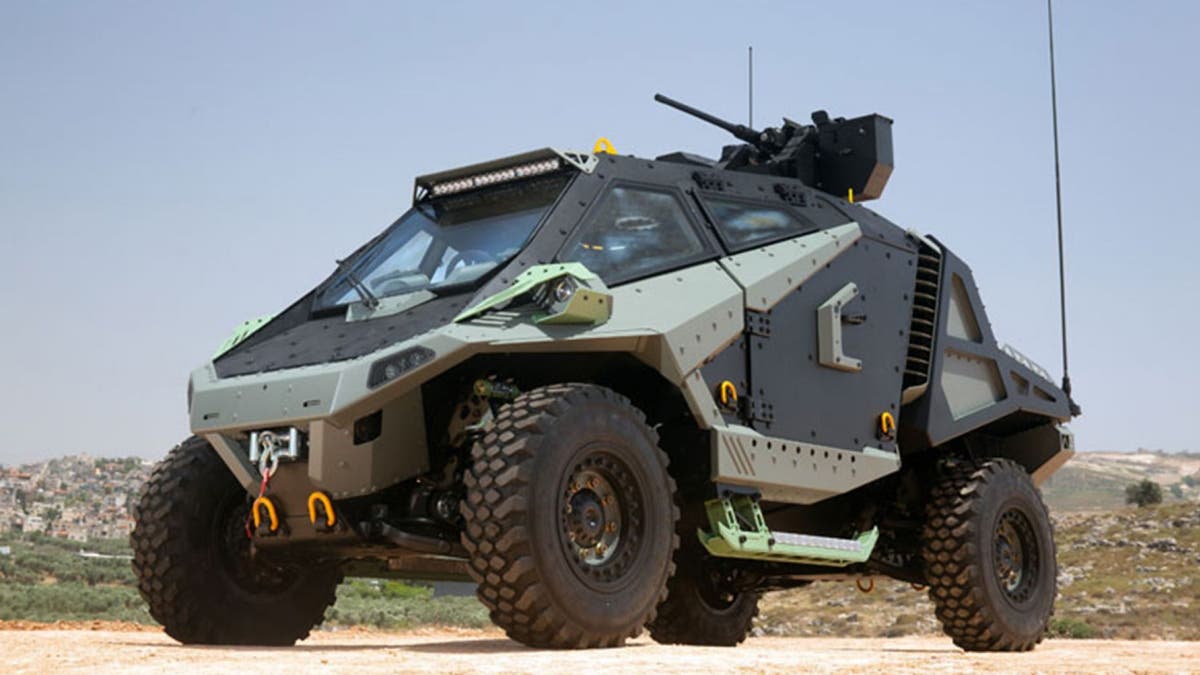 The Mantis APC was designed by Israeli firm Carmor.
