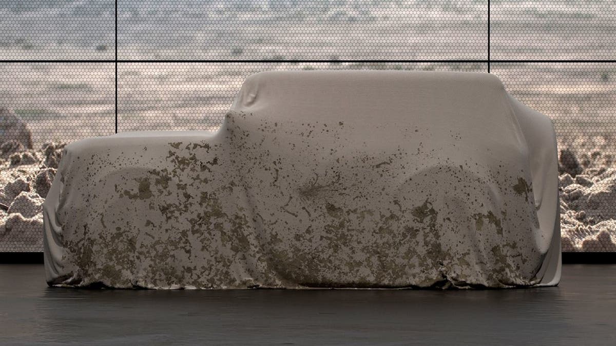 Ford has so-far only released this teaser of the new Bronco's shape.