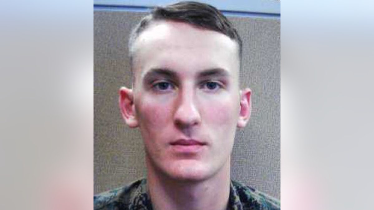 Thi s photo provided by the Franklin County Sheriff’s Office, dated Sept. 2019, shows Brown who previously served as a combat engineer in the Marines.
