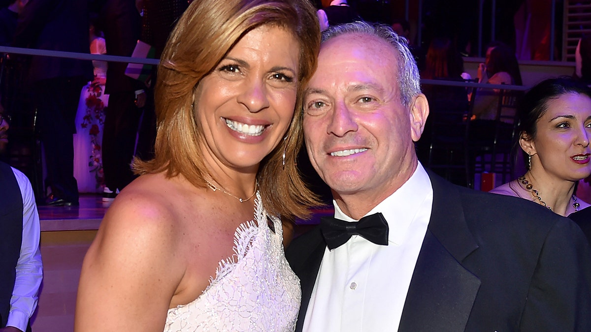 Hoda Kotb and Joel Schiffman attend the 2018 TIME 100 Gala at Jazz at Lincoln Center on April 24, 2018 in New York City. The couple announced their engagement on November 25, 2019.