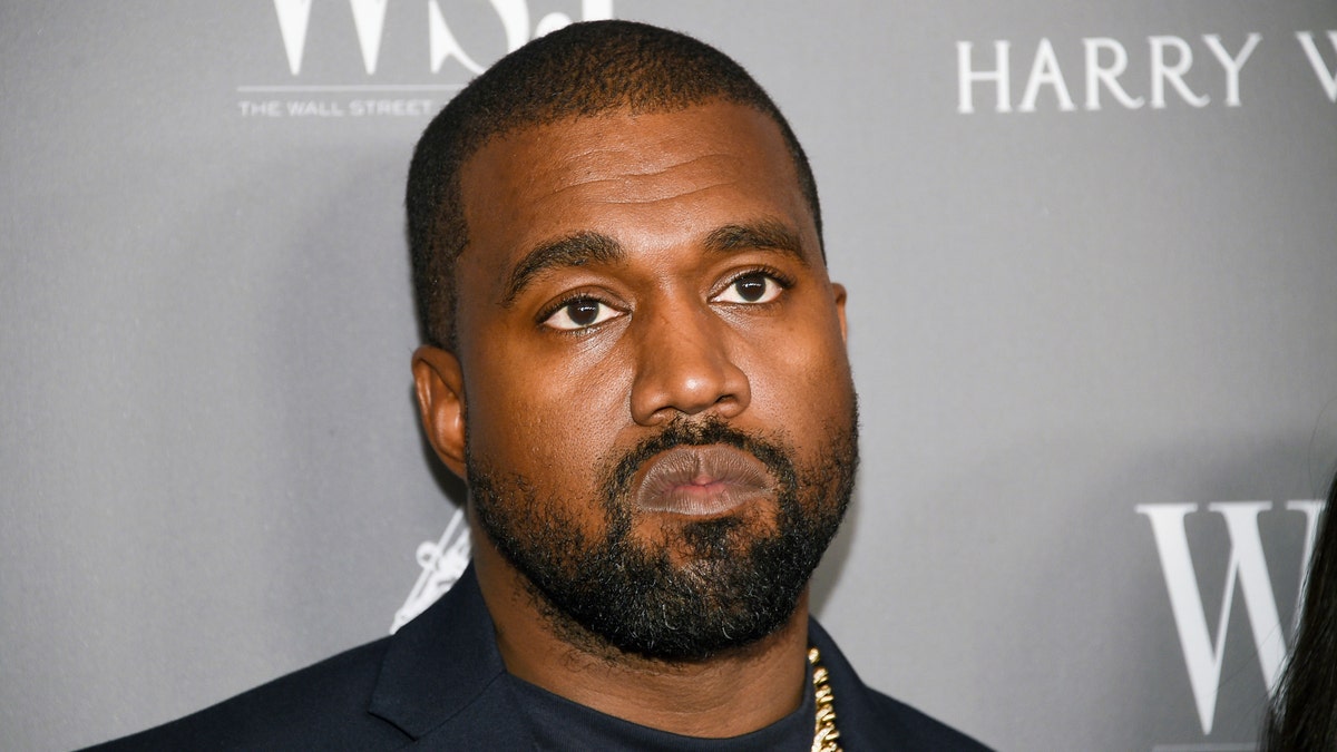 Kanye West at awards show