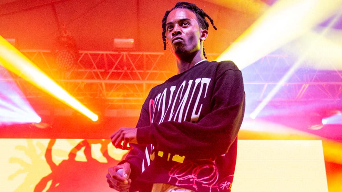 FILE - In this June 8, 2018, file photo, Playboi Carti performs at the Bonnaroo Music and Arts Festival, in Manchester, Tenn.