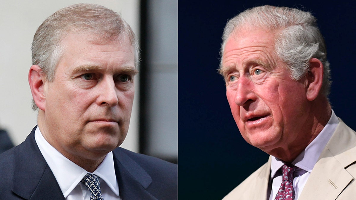 According to one royal expert, Prince Andrew's older brother Prince Charles (right) was actively involved in the royal stepping back from his formal duties.