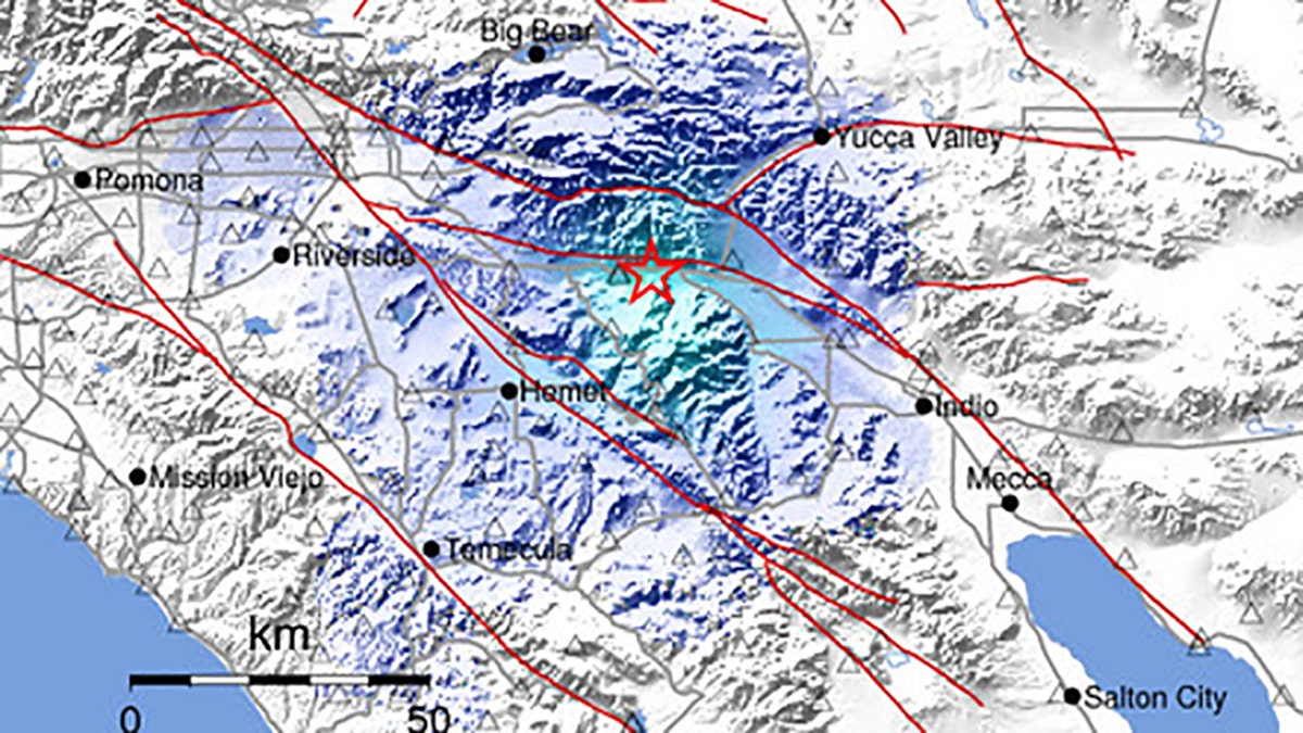 A 3.5 magnitude earthquake shook southern California early Sunday, the USGS said.