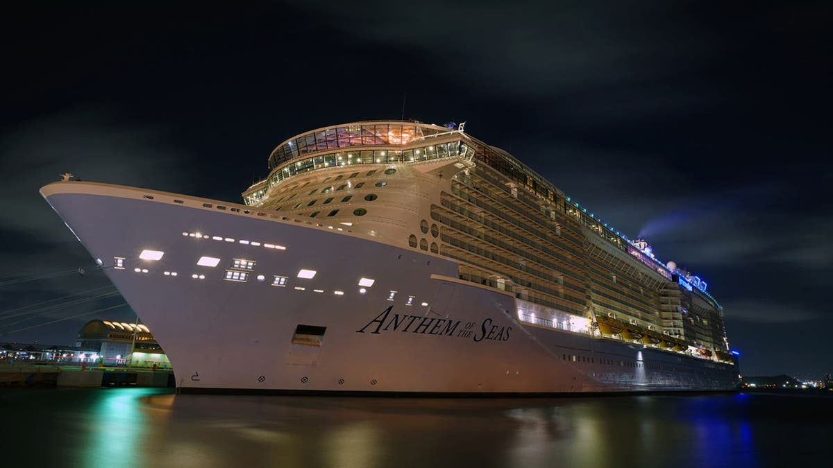 Royal Caribbean's Anthem of the Seas cruise ship, pictured.