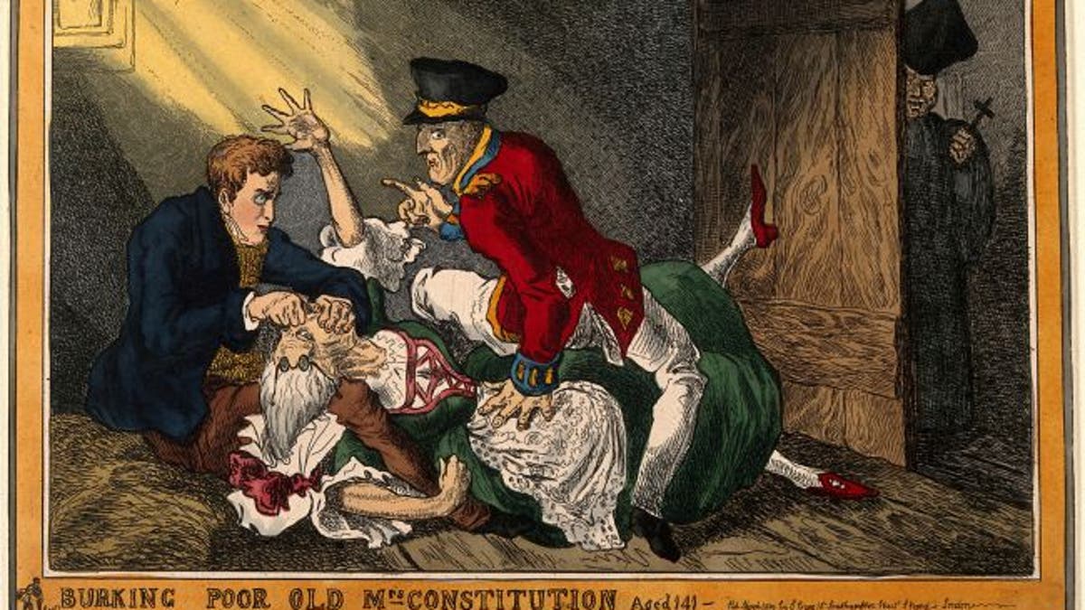 Researchers think the bones were buried in the 1850s, to avoid the penalties of a law restricting the grisly practice of "anatomizing," which culminated in 16 murders by William Burke and William Hare to sell the corpses for anatomical lectures. (Credit: Wellcome Collection/CC by 4.0)