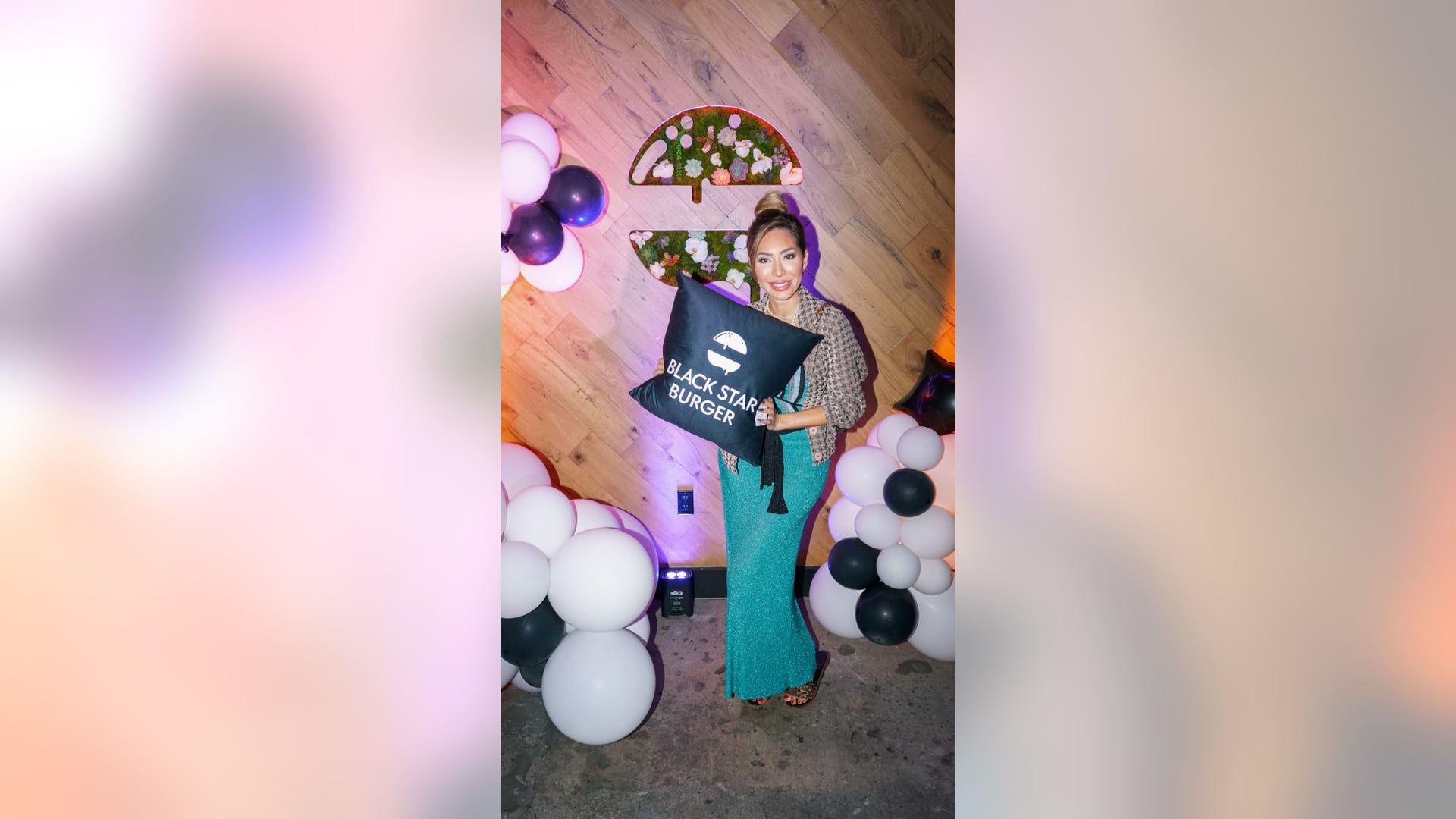 "Teen Mom OG" star Farrah Abraham attends the grand opening of Black Star Burger LA hosted by Timati and Poo Bear sponsored by Guillotine Vodka on Tuesday, Nov. 12, 2019 in Los Angeles, Calif.