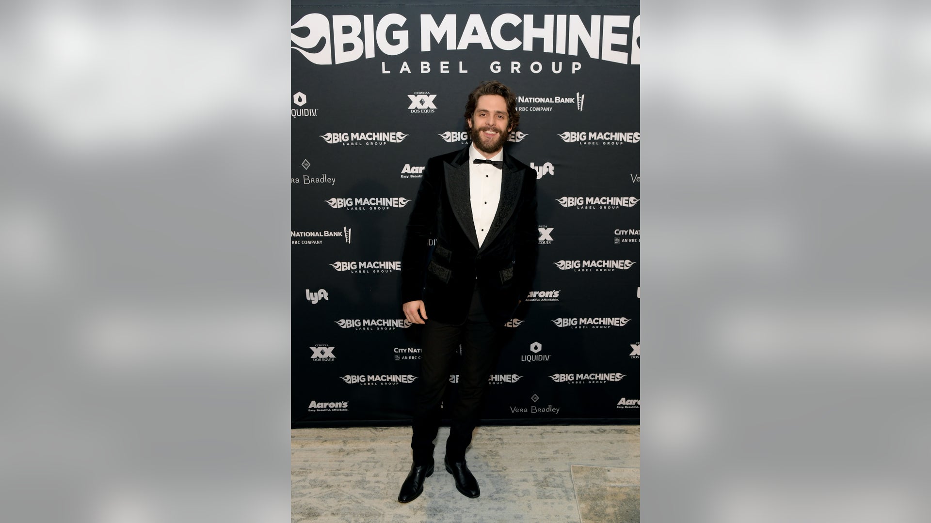 Thomas Rhett attends Big Machine Label Group's 2019 CMA After Party powered by Dos Equis at The Bell Tower on November 13, 2019 in Nashville, Tenn.
