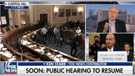 Ken Starr says he's 'stunned' by Sondland omission of Trump claim he wanted no 'quid pro quo'