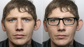 British robbery suspect apparently tried to use pair of glasses to trick police