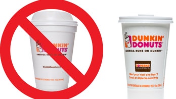 Dunkin' bans 'double cup' in New England, swapping foam for paper