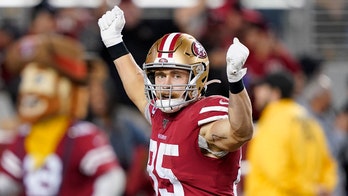 San Francisco 49ers' George Kittle scores TD vs. Green Bay Packers while playing with broken bone in ankle