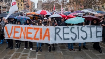 Over 2,000 Venetians protest cruise ships, corruption after flooding