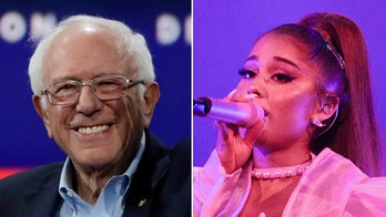 Ariana Grande touts Bernie Sanders as 'MY GUY' after he attends her show