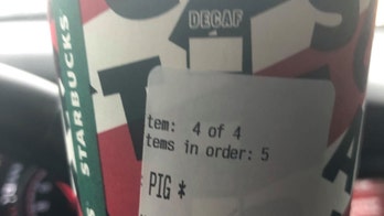 Starbucks apologizes, issues statement with Oklahoma police after barista wrote 'Pig' on officer's cup