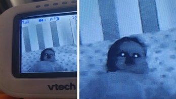 'Demonic' photo from baby monitor goes viral: 'Like something from a low-budget horror movie'