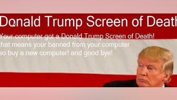 'Donald Trump Screen of Death': President’s likeness used as ransomware bait