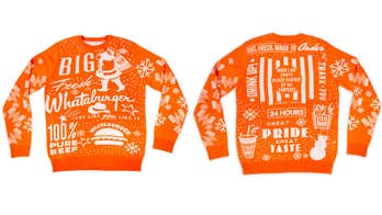 Whataburger debuts 2019 Christmas Sweater: 'Stay merry and bright in orange and white!'