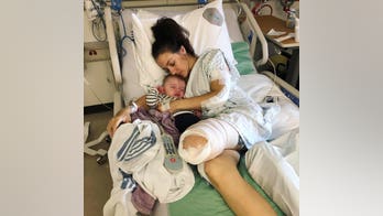 Mom 'grateful' to be alive after losing leg in horror motorcycle accident