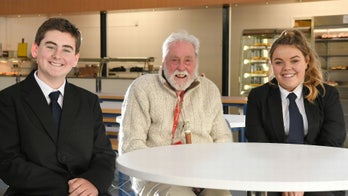 Widower invited to eat lunch with students following wife's death