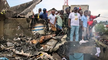 Congo plane crashes into homes in African town leaving at least 25 dead