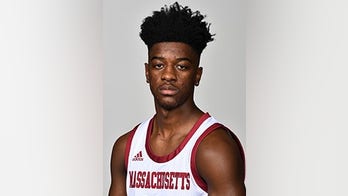 UMass guard Sean East hits amazing shot from other end of court