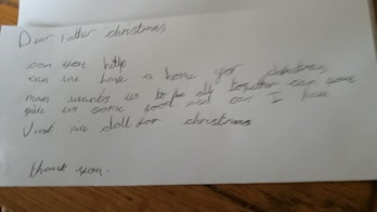 UK girl, 7, writes heartbreaking letter to Santa, prompts pledges of donations after going viral