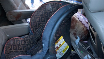 Mexican cartel massacre: Grisly crime scene photos show blood-stained car seat, bullet-ridden windshield