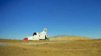 Jet-powered Bloodhound LSR hits 628 mph in testing