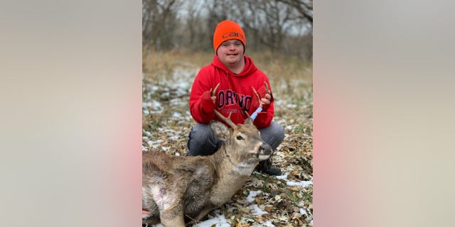 Pierce Pennaz, 19, shot his first buck over the weekend. (Courtesy of Steve Pennaz)