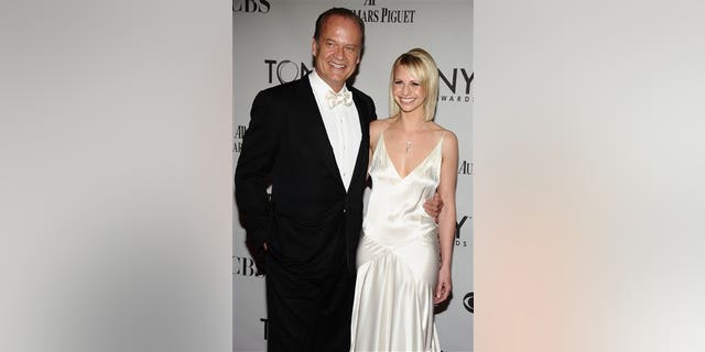 Kelsey Grammer, left, and Kayte Walsh arrive at the 65th Tony Awards, Sunday, June 12, 2011 in New York.