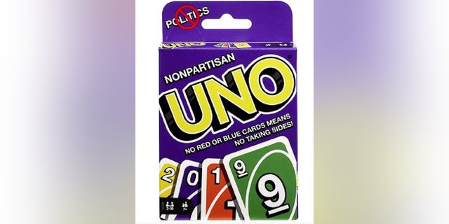 A limited-edition deck of UNO cards will not have politically-charged blue or red cards.