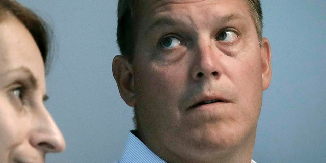 An August photo of Scott Hapgood, a U.S. financial adviser charged with killing a hotel worker while on vacation in Anguilla. (AP Photo/Bebeto Matthews, File)