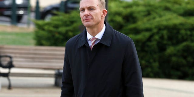 David Holmes, a career diplomat and the political counselor at the U.S. Embassy in Kyiv, Ukraine. (AP Photo/Jose Luis Magana)
