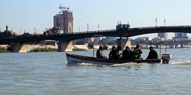 The Tigris River in central Baghdad on Tuesday.