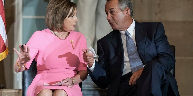 In 2015, the Freedom Caucus sought to oust Speaker John Boehner using a motion to vacate the chair.  (AP Photo/Michael A. McCoy)