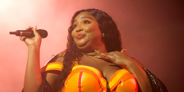 Lizzo performs at The Met in Philadelphia. Lizzo earned eight Grammy Award nominations, Wednesday, Nov. 20, making her the show’s top-nominated act. The 62nd Grammy Awards will air live from the Staples Center in Los Angeles on January 26. (Photo by Owen Sweeney/Invision/AP, File)