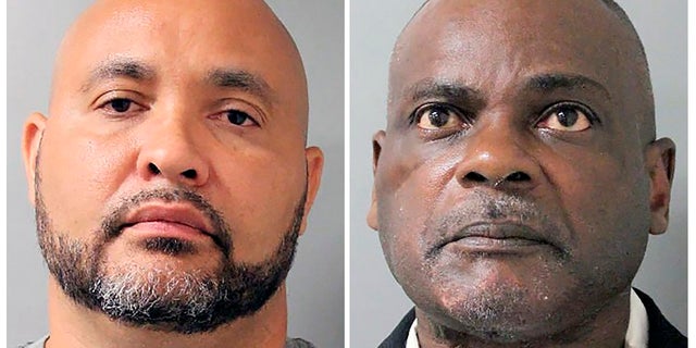 Steven Bryant and Gerald Goines in Houston. The former Houston police officers are facing federal charges for their roles in a January drug raid that left two people dead. (Houston Police Department via AP)