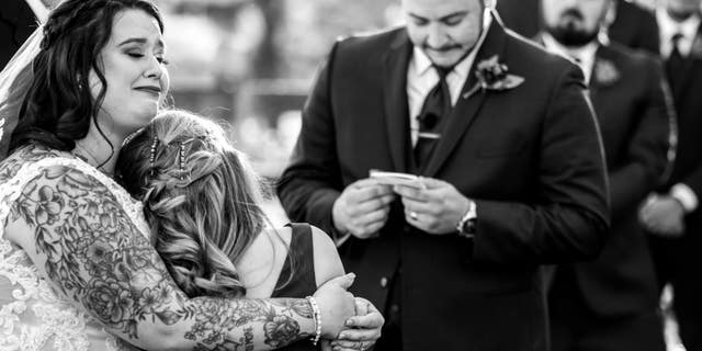 Andy Lydick from Abigail Gingerale Photography who shot the wedding described the “amazing moment” as “absolutely adorable.”