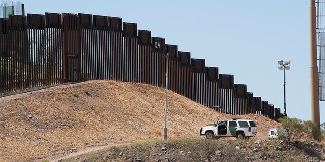 A border fence in Nogales, Arizona. 
