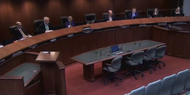 Image shows meeting of the Lake County, Fla., Commission last week when the passed a 